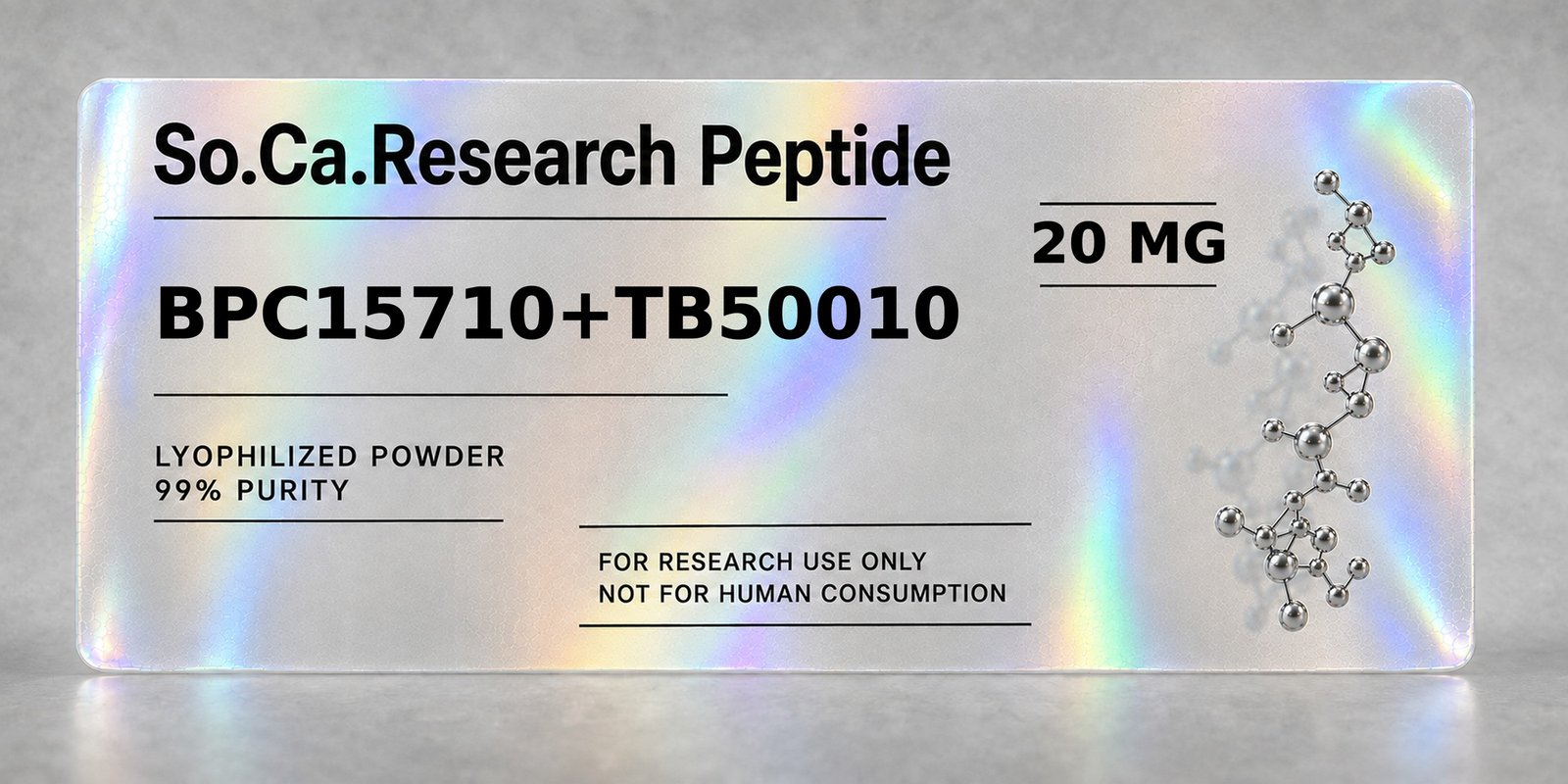 BPC-157 10 mg + TB-500 10 mg Blend 20 mg